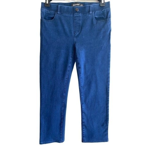 Betabrand Denim - BETABRAND Pull on Straight Leg Jeans Size M